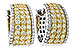 B320-50896: EARRINGS 1.52 YELLOW DIAS 1.96 TW