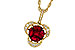 B320-51787: NECKLACE .86 TW RUBY 1.00 TGW
