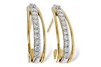 B320-53550: EARRINGS .40 TW