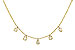 B320-53605: NECKLACE .50 TW FANCY CUT DIAS (18")