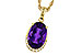 B320-54459: NECKLACE 2.70 AMETHYST 2.76 TGW (12x8MM OV)