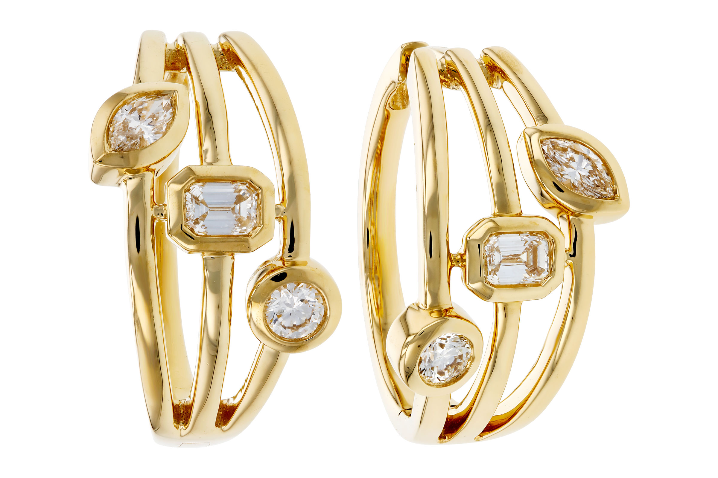 B321-38150: EARRINGS .45 TW (BR/EC/MQ)