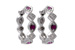 C046-82641: EARRINGS .20 RUBY .25 TGW