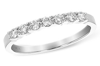 C138-69987: LDS DIA WED RG .25 TW (7 STONES)