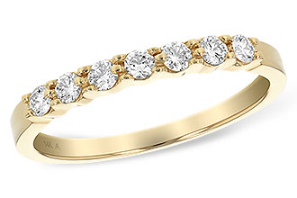C138-69987: LDS DIA WED RG .25 TW (7 STONES)