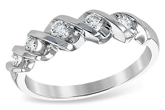 C138-69996: LDS WED RING .25 TW
