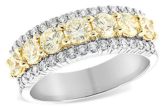 C234-12714: LDS DIA WED RG 1.20 YELLOW DIA 1.64 TW