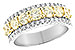 C234-12714: LDS DIA WED RG 1.20 YELLOW DIA 1.64 TW