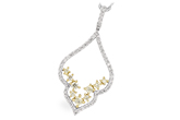 C234-14505: NECK .35 YELLOW DIAS .88 TW