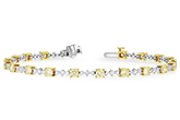 C234-15450: BRACELET 2.80 YELLOW DIA 4.01 TW