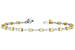 C234-15450: BRACELET 2.80 YELLOW DIA 4.01 TW