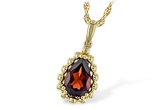 C235-04532: NECKLACE 1.38 CT GARNET