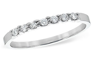 C235-06350: LDS DIA WED RG .12 TW (7 STONES)