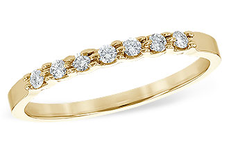 C235-06350: LDS DIA WED RG .12 TW (7 STONES)