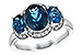 C235-07205: LDS RG 4.20 BLUE TOPAZ 4.33 TGW