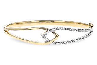 C235-08168: BANGLE BRACELET .50 TW