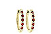 C235-95432: EARR .45 RUBY .55 TGW