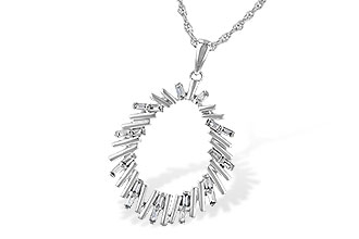 C235-96287: NECK .24 TW BAGUETTE DIAS