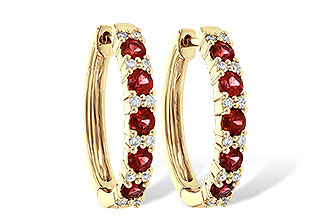C235-96341: EARR 1.35 RUBY 1.68 TGW