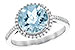 C235-97214: LDS RG 2.08 AQUAMARINE 2.27 TGW