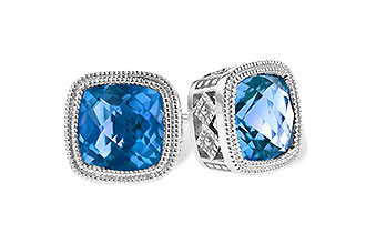 C318-65368: EARR 2.20 TW BLUE TOPAZ