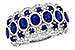 C318-68141: LDS WED RG 1.90 TW SAPP 2.15 TGW