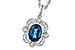 C318-70850: NECK 1.35 LONDON BLUE TOPAZ 1.50 TGW