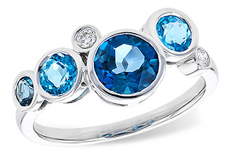C318-70887: LDS RG 1.40 TW BLUE TOPAZ 1.45 TGW