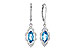C318-71814: EARR 1.02 TW BLUE TOPAZ 1.17 TGW