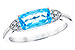 C319-55368: LDS RG 1.44 BLUE TOPAZ 1.52 TGW