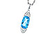 C319-55396: NECK 2.02 BLUE TOPAZ 2.12 TGW