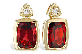 C319-59068: EARR 1.90 TW GARNET 1.94 TGW (7x5MM GAR)