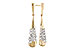 C319-59941: EARRINGS .20 TW BAGUETTE DIAS