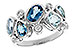 C319-60823: LDS RG 2.57 BLUE TOPAZ TW 2.75 TGW