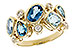 C319-60823: LDS RG 2.57 BLUE TOPAZ TW 2.75 TGW