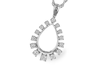 C319-60850: NECKLACE .50 TW