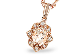 C319-61814: NECK .62 MORGANITE .70 TGW (7x5MM MORG)