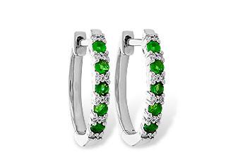 C319-62696: EARR .25 EMERALD .31 TGW