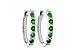 C319-62696: EARR .25 EMERALD .31 TGW