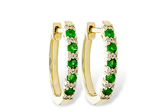 C319-62696: EARR .25 EMERALD .31 TGW
