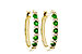 C319-62696: EARR .25 EMERALD .31 TGW
