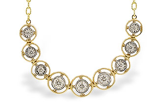 C320-46287: NECKLACE .25 TW (18")