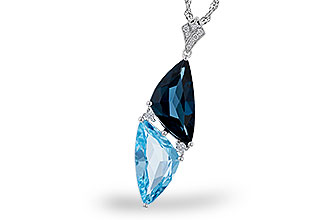 C320-48141: NECK 6.87 BLUE TOPAZ 6.97 TGW