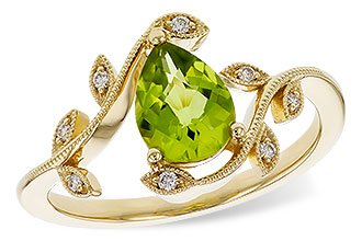 C320-48159: LDS RG 1.16 PERIDOT 1.22 TGW (8x6MM PER)