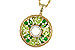 C320-49950: NECKLACE 1.47 SEMI-PREC (PER & GR.GT) 1.52 TGW
