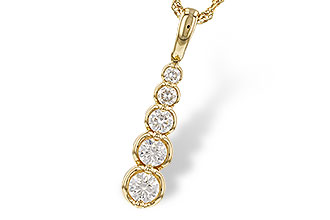 C320-51768: NECKLACE .50 TW