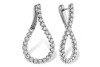 C320-52696: EARRINGS 2.00 TW