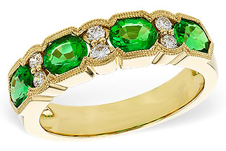 C320-53614: LDS WED RG 1.20 EMERALD 1.38 TGW (5x4MM EMER)