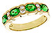 C320-53614: LDS WED RG 1.20 EMERALD 1.38 TGW (5x4MM EMER)