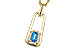 C320-54514: NECKLACE .33 BLUE TOPAZ .40 TGW (5x3MM BT)
